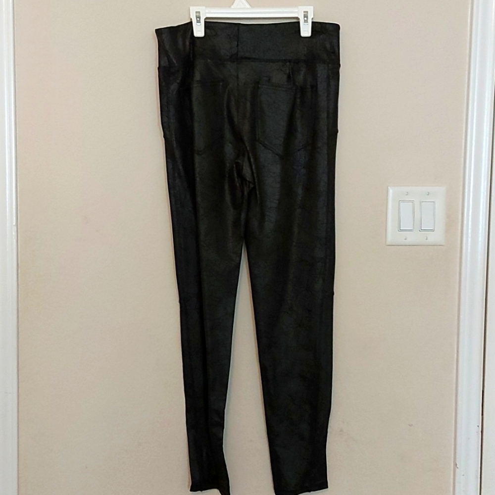 MUDD junior black leather pants size L